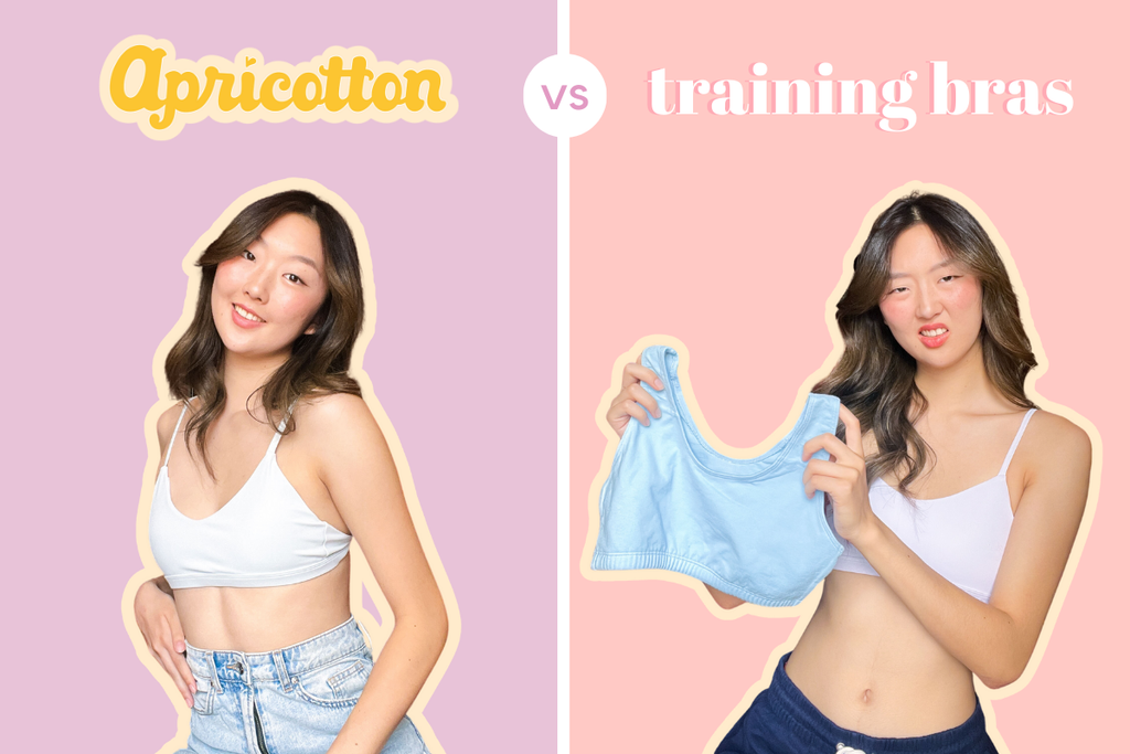 Apricotton bras vs training bras