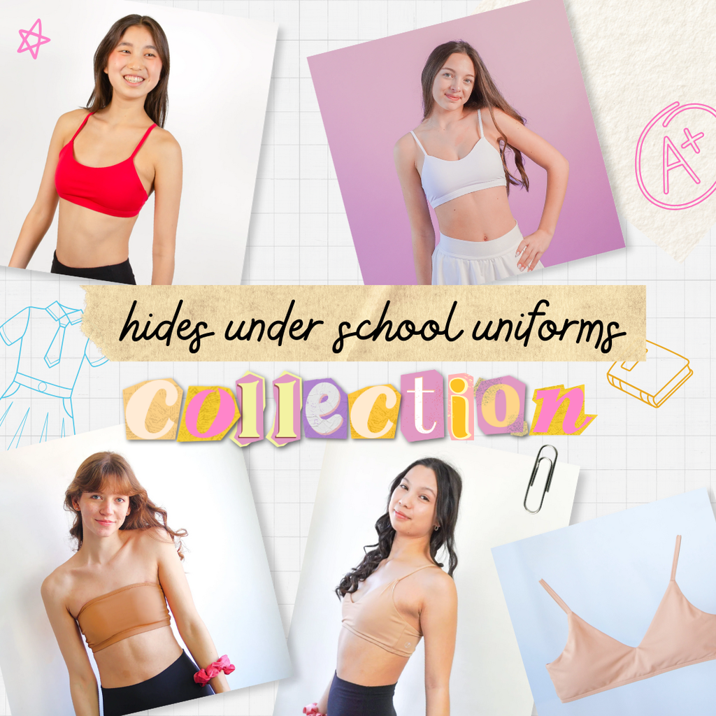 hides under school uniforms