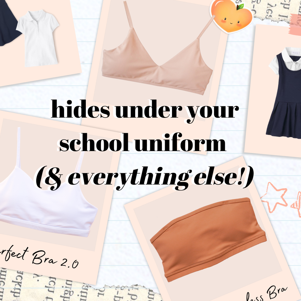 hides under school uniform (& everything else!)