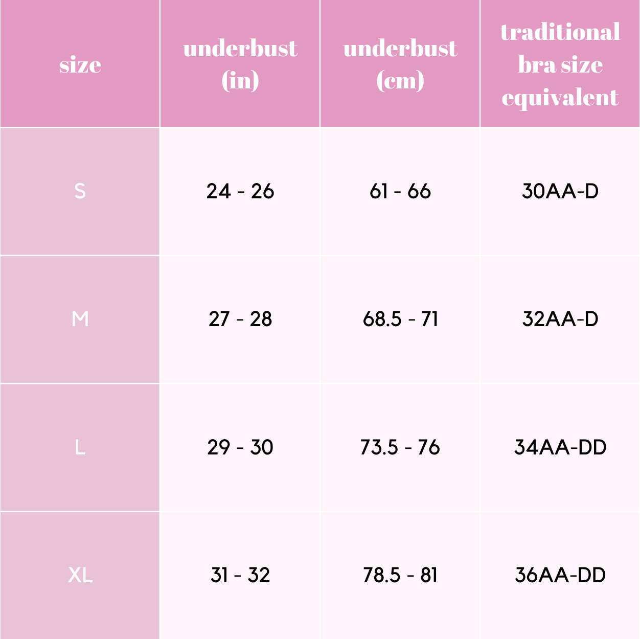 Bra Size Guide: How to measure bra size