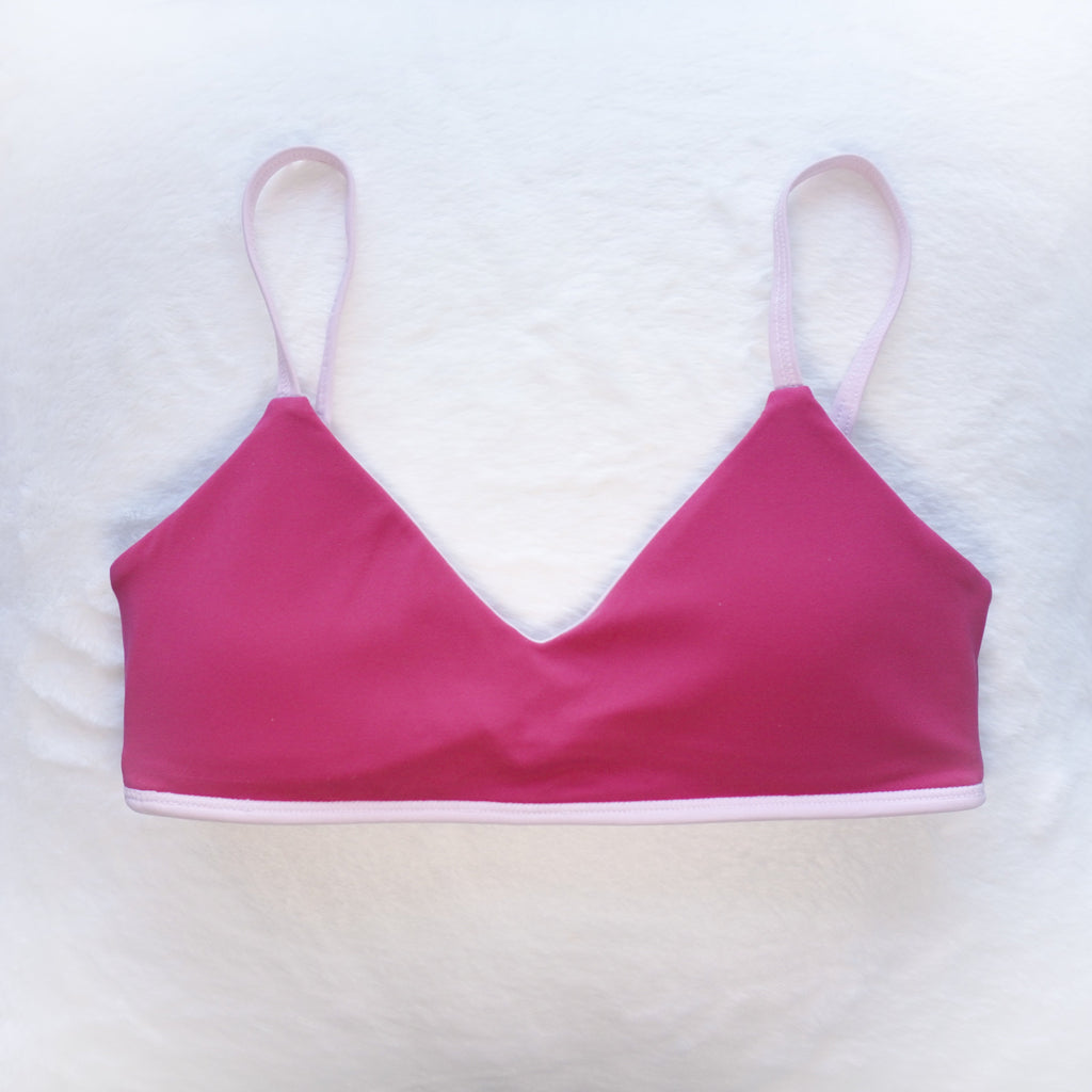 apricotton aurora reversible bra magenta front