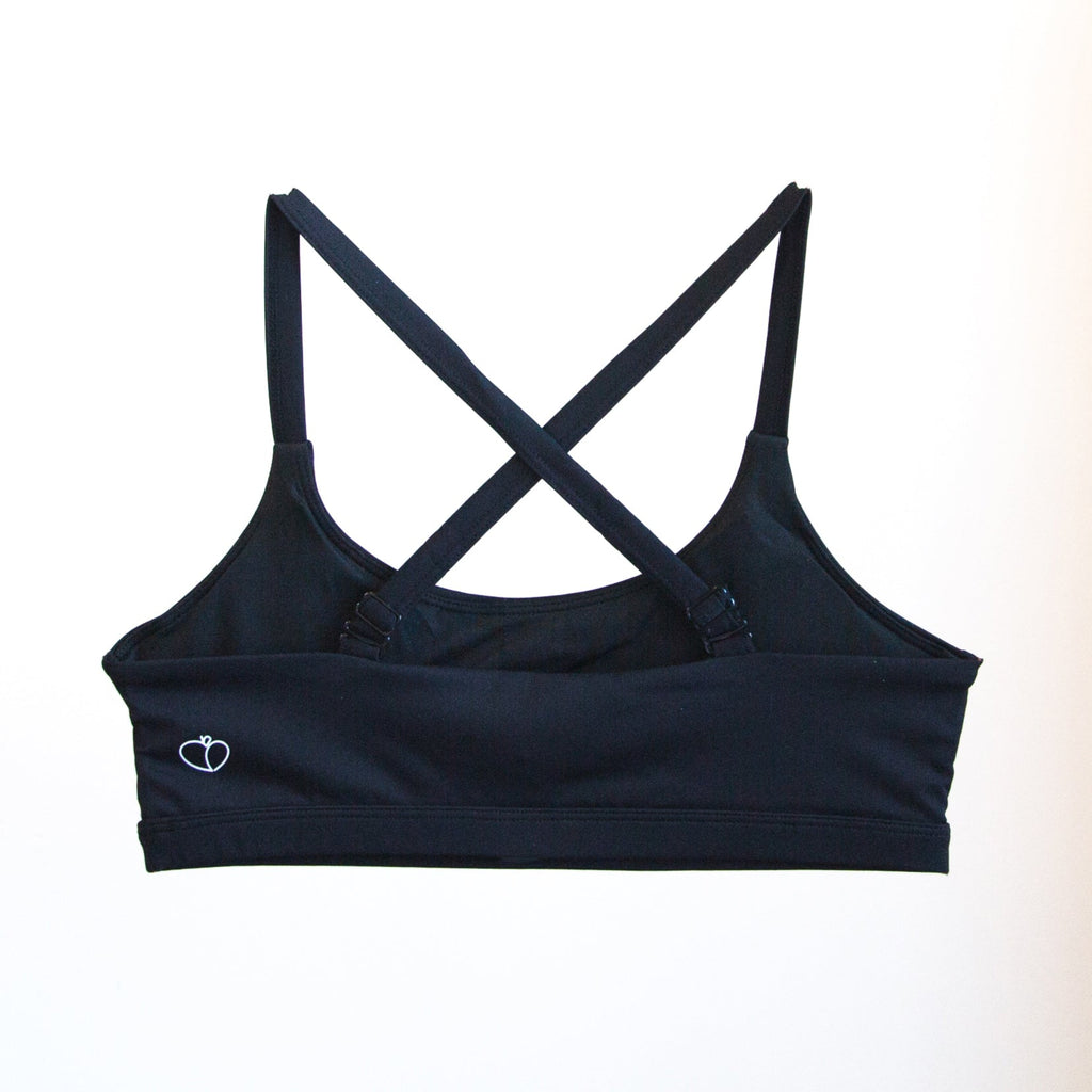 apricotton artemis sports bra back crossed criss cross