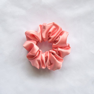 apricotton peach pink scrunchie