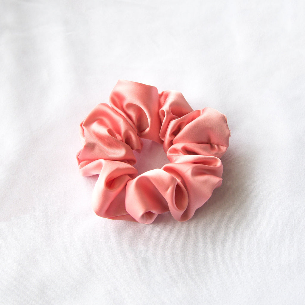 apricotton pink peach sorbet scrunchie