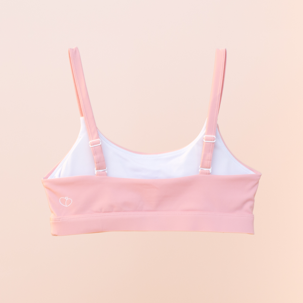 apricotton perfect sports bra back uncrossed