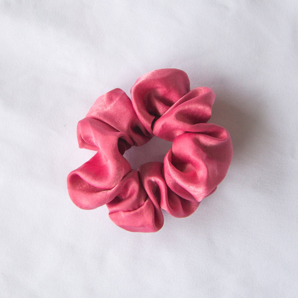 apricotton pink magenta raspberry tart scrunchie