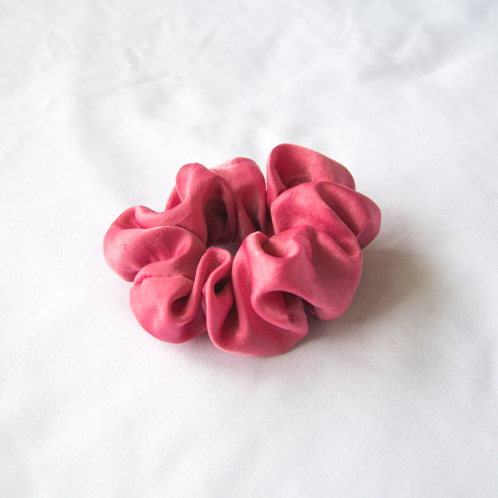 apricotton pink magenta raspberry tart scrunchie